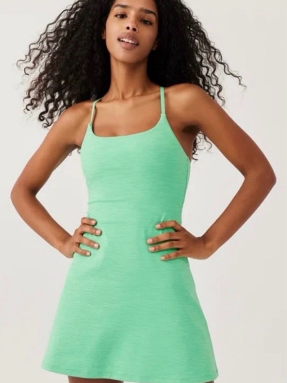 Outdoor Voices Mint Green Mini Dress